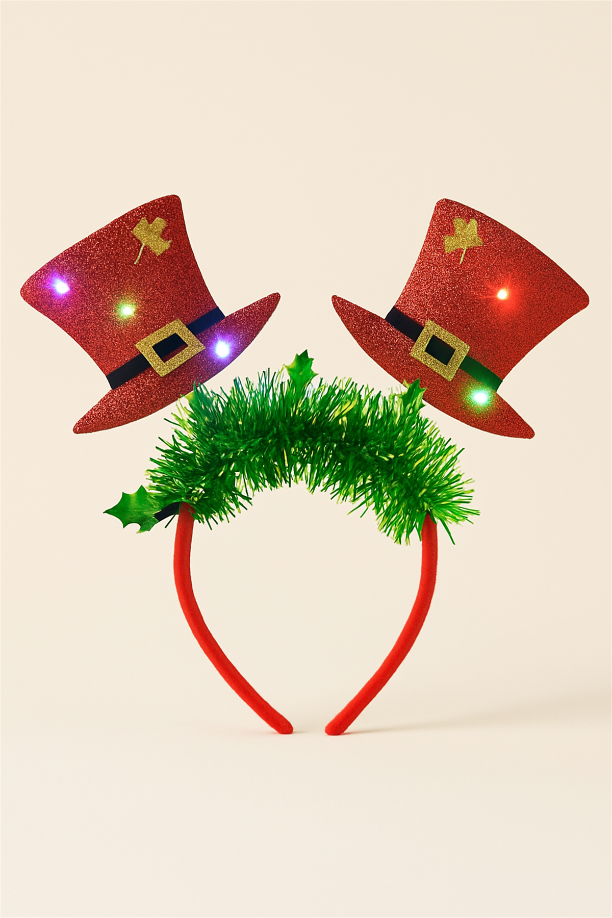 22505G2031 ŞAPKA AKSESUARLI YILBAŞI TAÇ Desenli