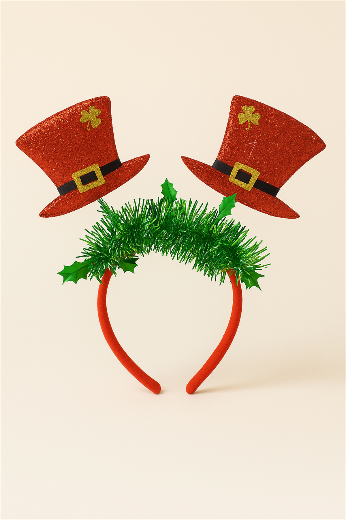 22505G2031 ŞAPKA AKSESUARLI YILBAŞI TAÇ Desenli