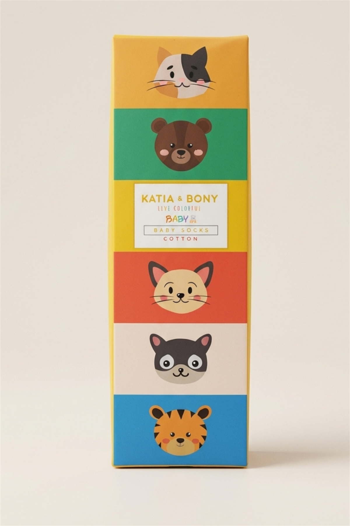 Sevimli Hayvan Desenli Bebek Hediye Kutusu