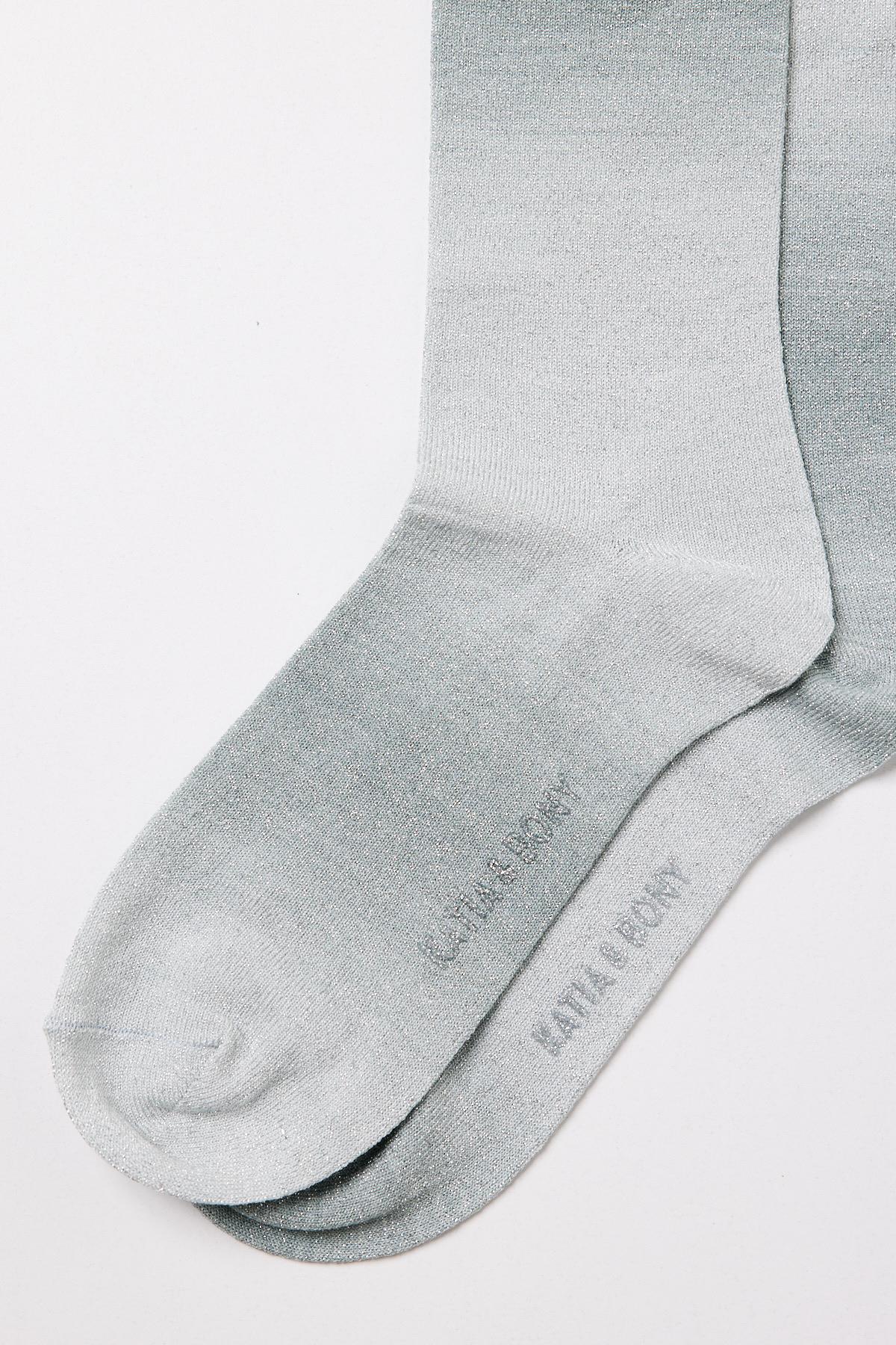 Womens Shine Sock Socks Green