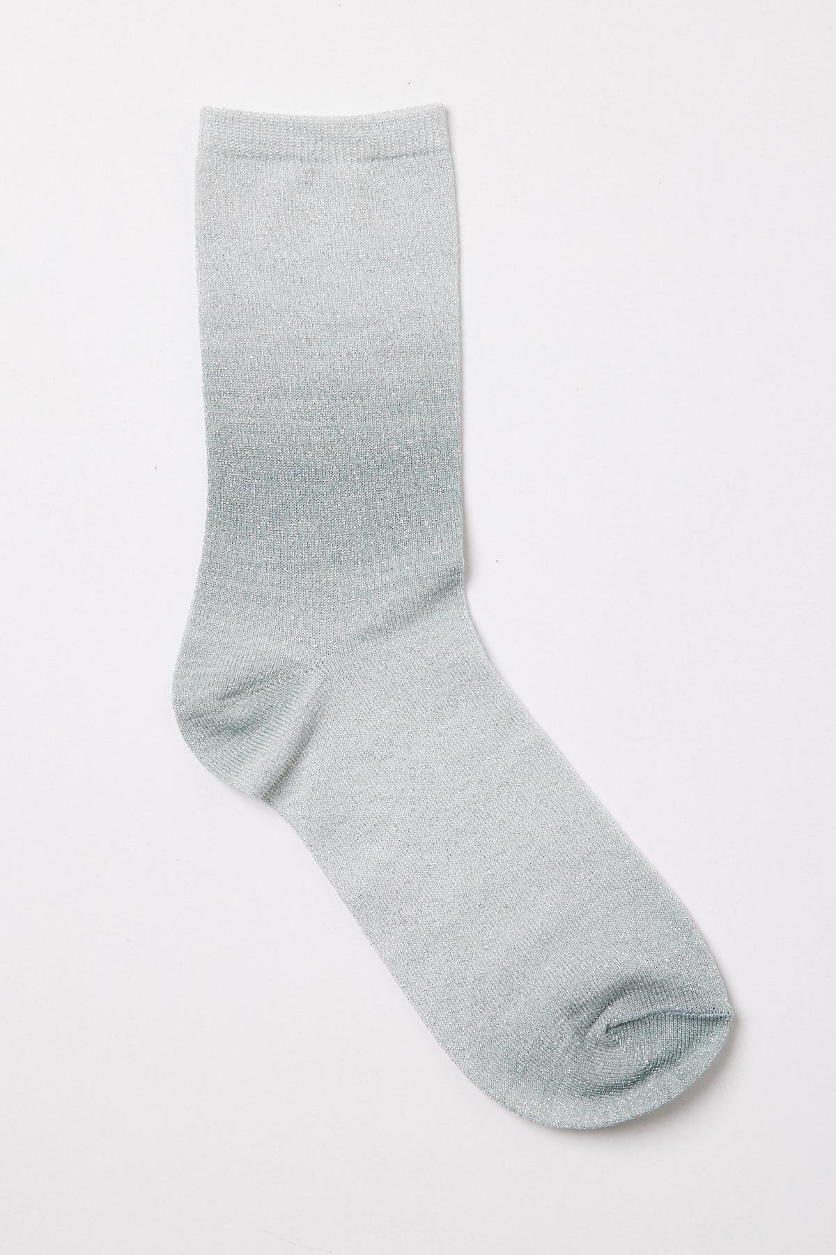 Womens Shine Sock Socks Green