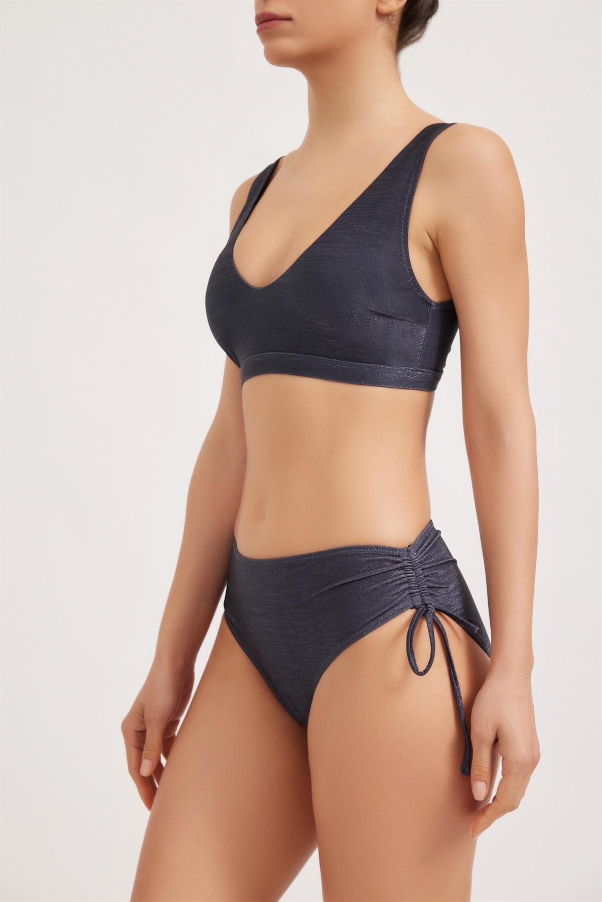 Shiny Kalın Askılı Kadın Bikini Üst