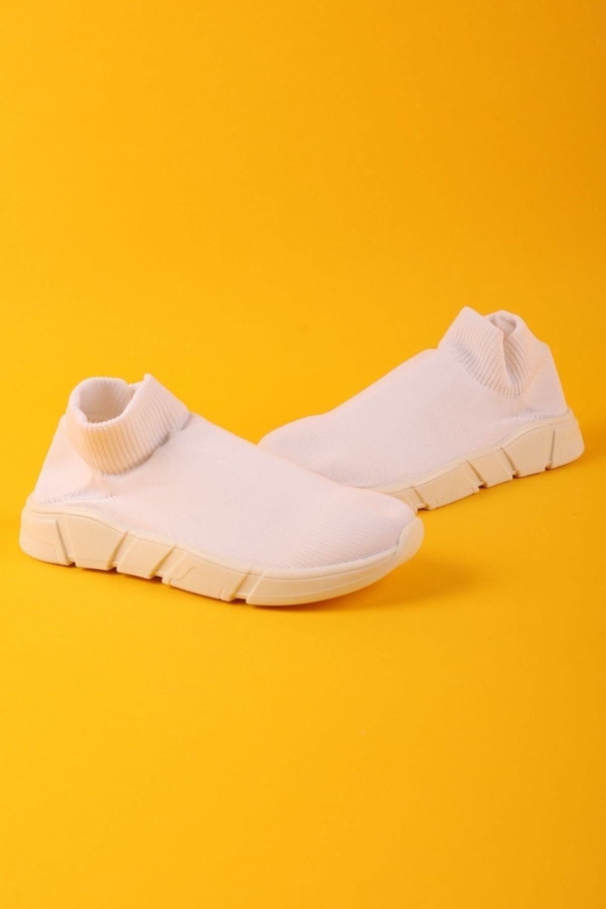 SuperB Sock Shoes White