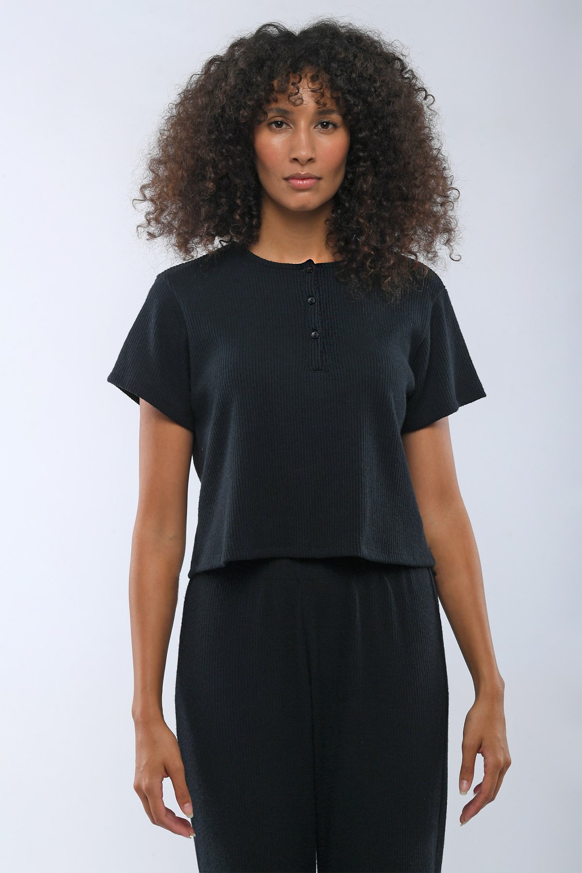 Womens Sweet Dreams Short Top Navy Blue