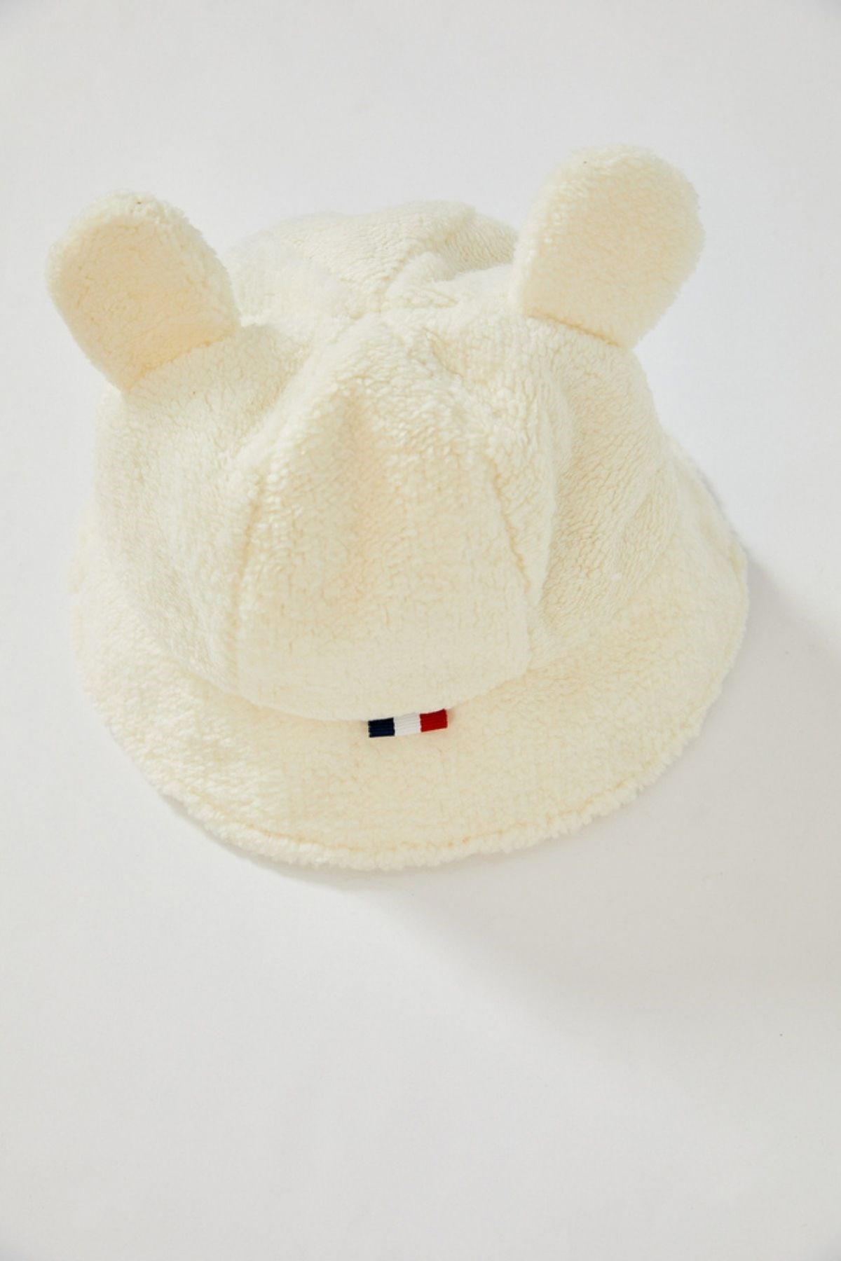 Teddy Fur Peluş Kız Çocuk Şapka-Ekru