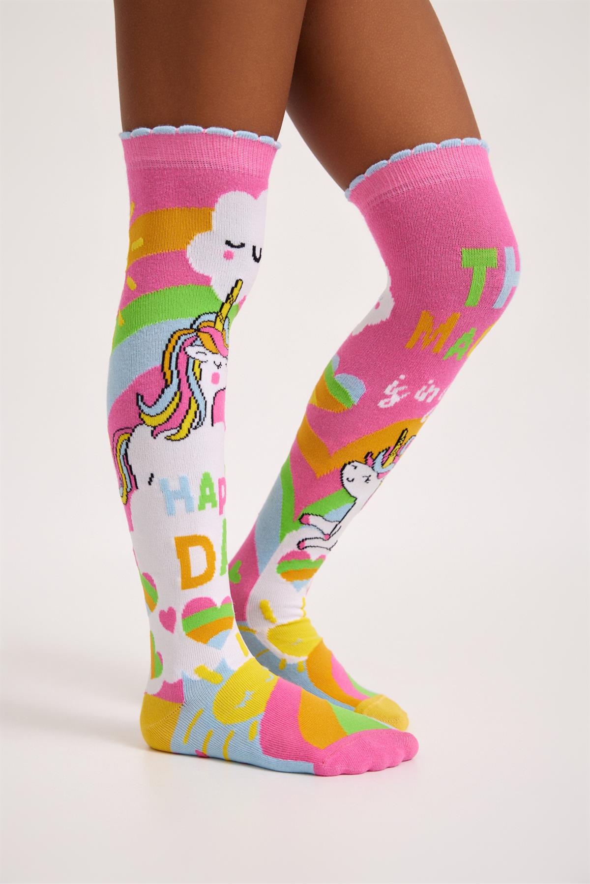 The Magic Kız Çocuk Dizüstü Çorap Desenli