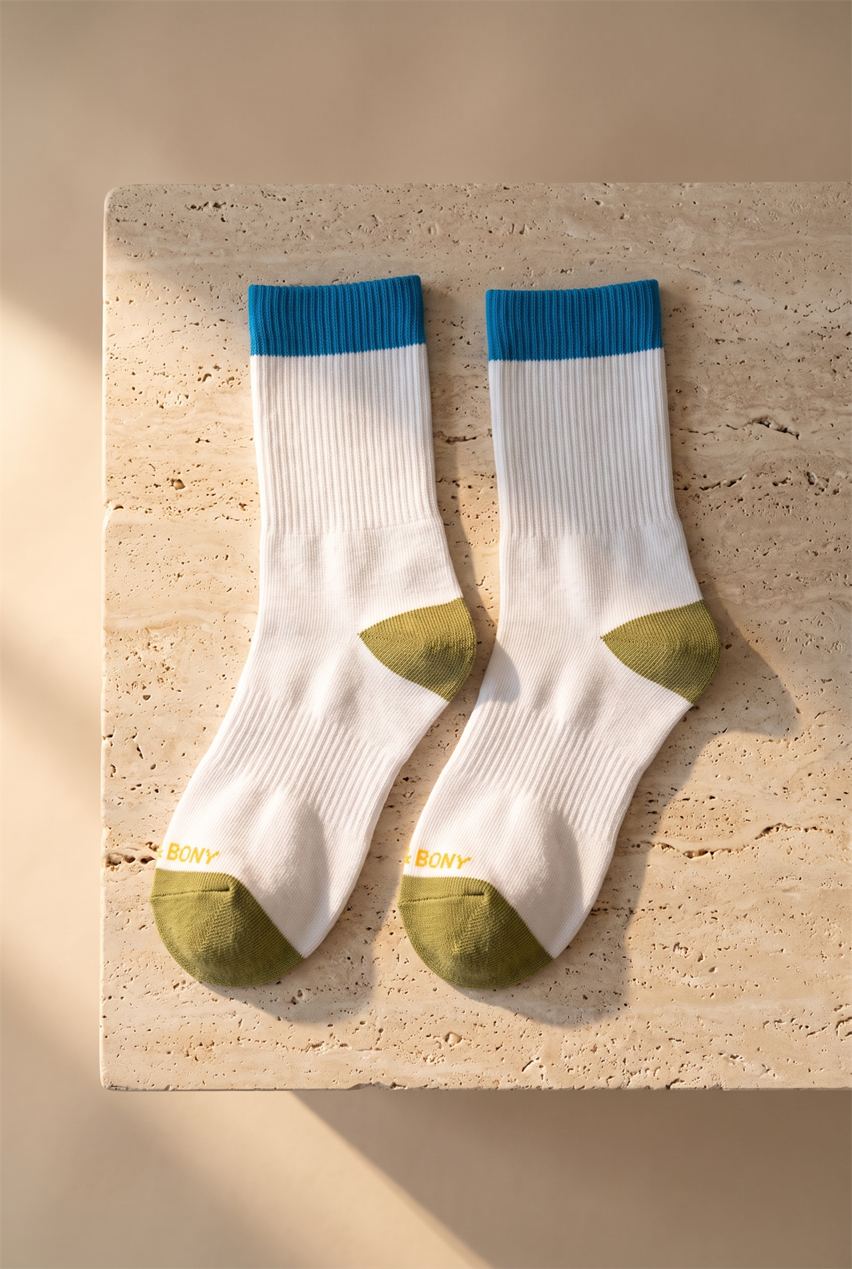 Unisex 2li Raket Nakışlı Padel Soket Çorap