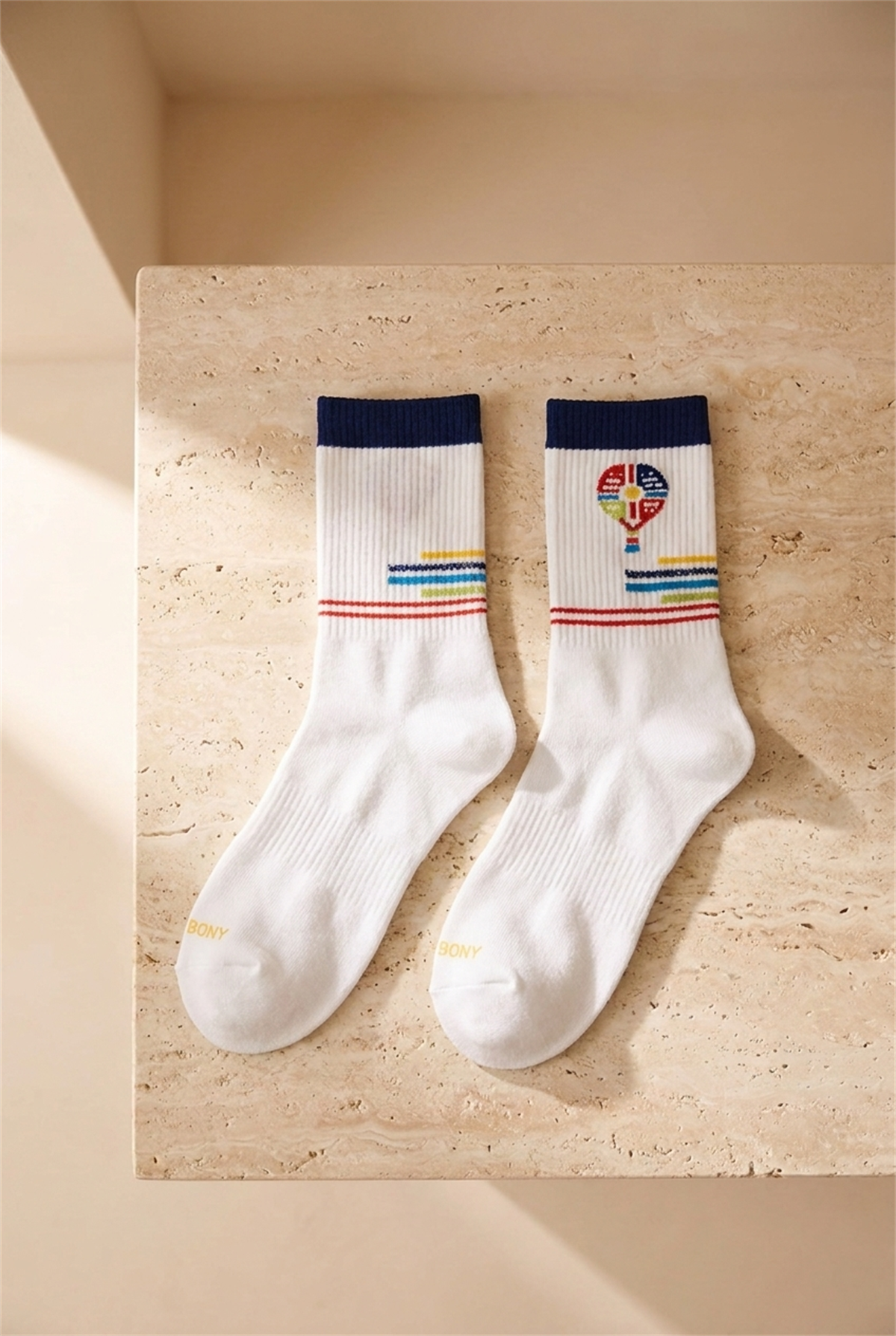 2Pck Padel Unısex Socket Socks Multıcolored