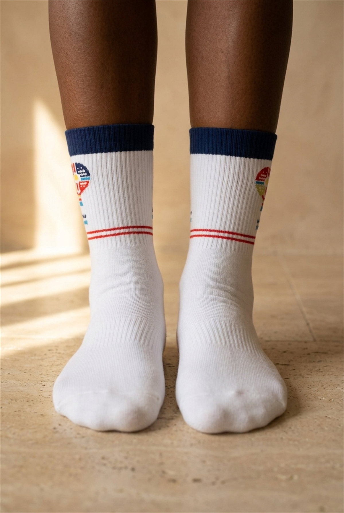 2Pck Padel Unısex Socket Socks Multıcolored