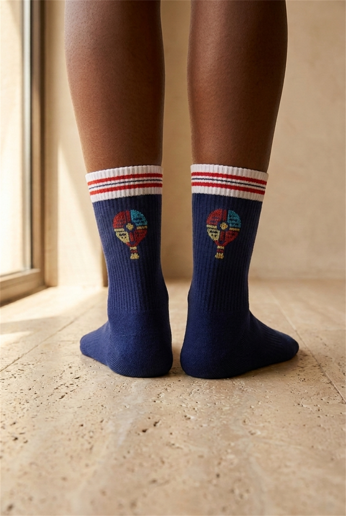 2Pck Padel Unısex Socket Socks Multıcolored