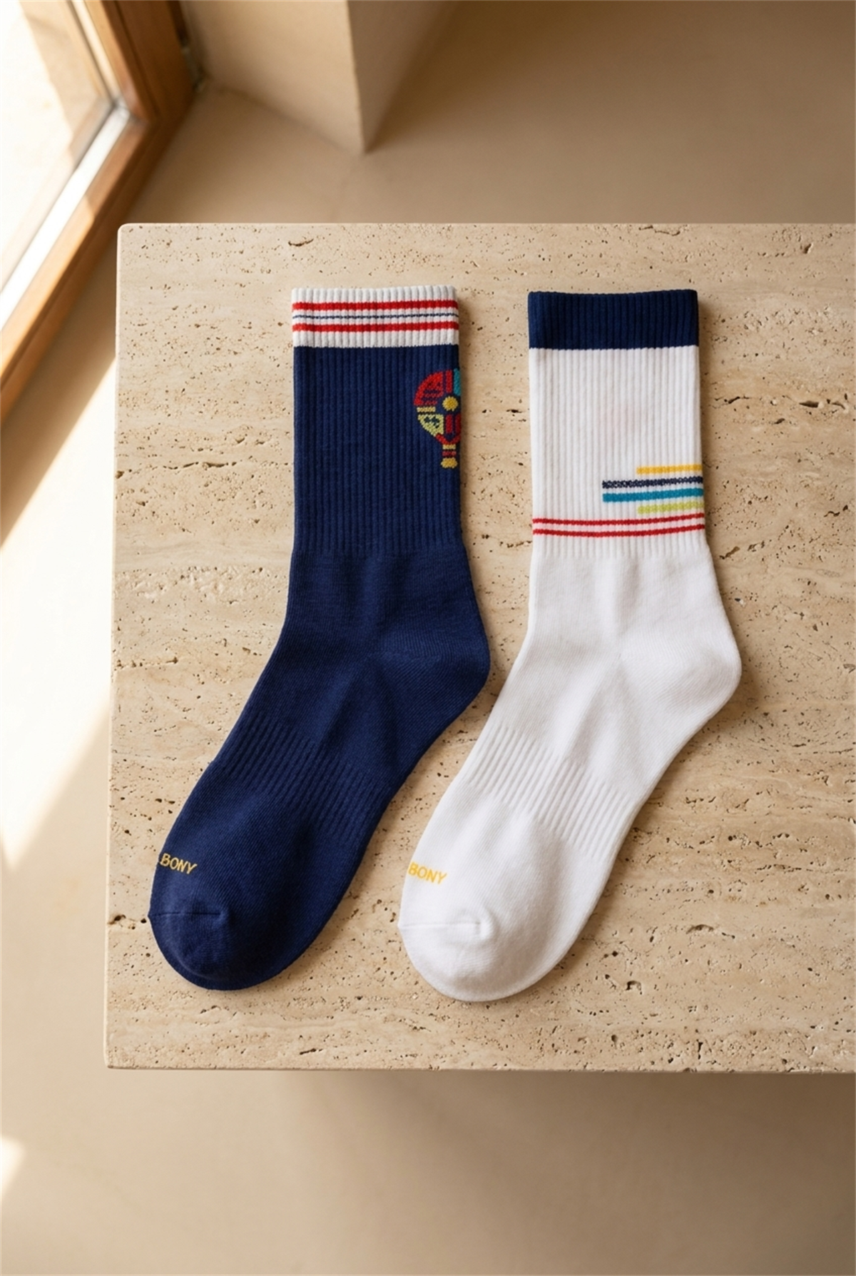 2Pck Padel Unısex Socket Socks Multıcolored