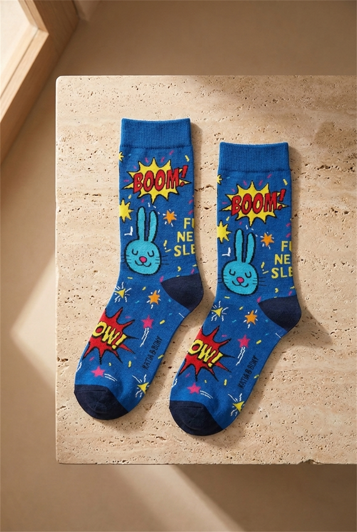Unisex 3lü Candy Desenli Kutulu Soket Çorap
