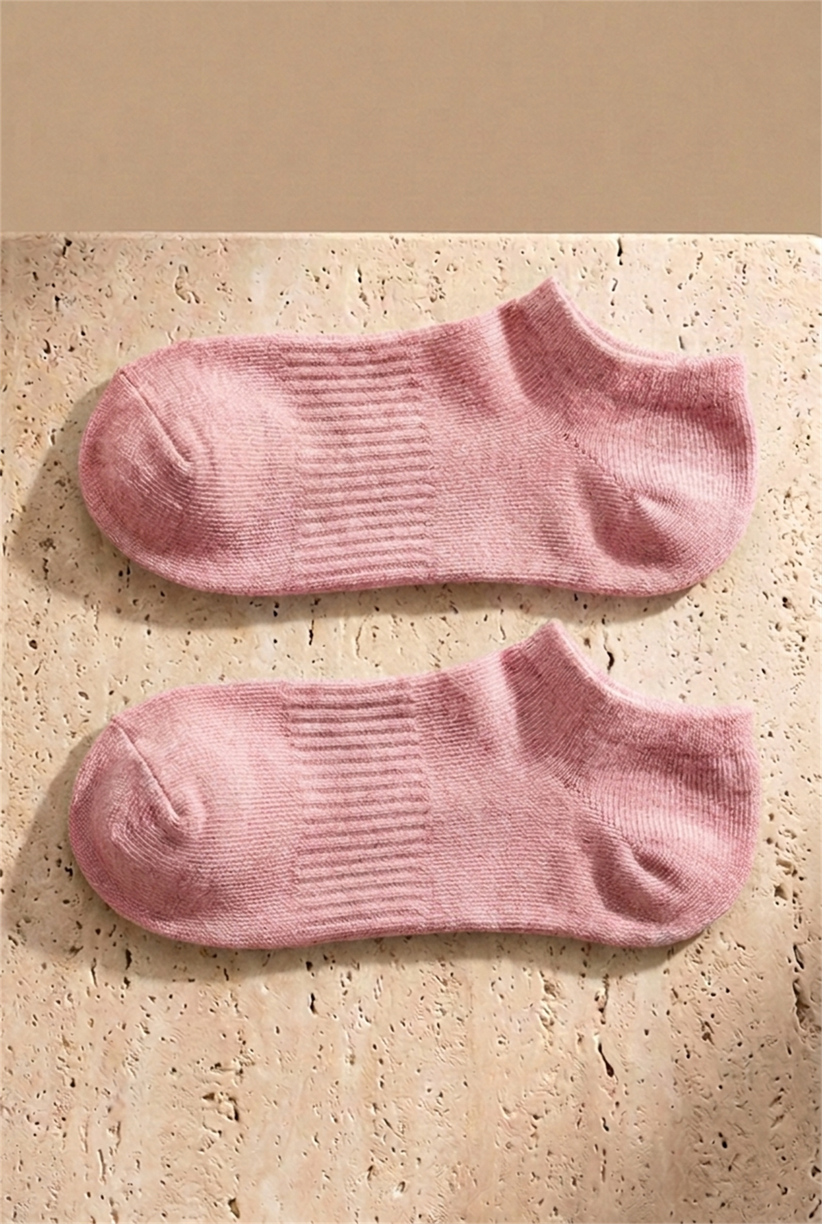 Unisex 5li Basic Step Çorap Pembe Mix