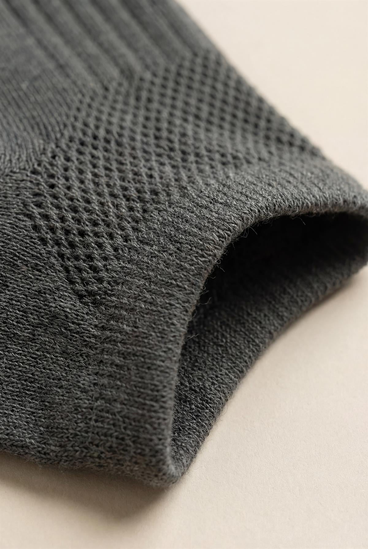 Unisex 5li Basic Step Çorap Siyah Mix