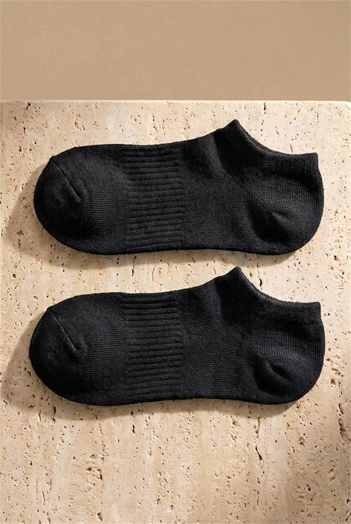 Unisex 5li Basic Step Çorap Siyah Mix