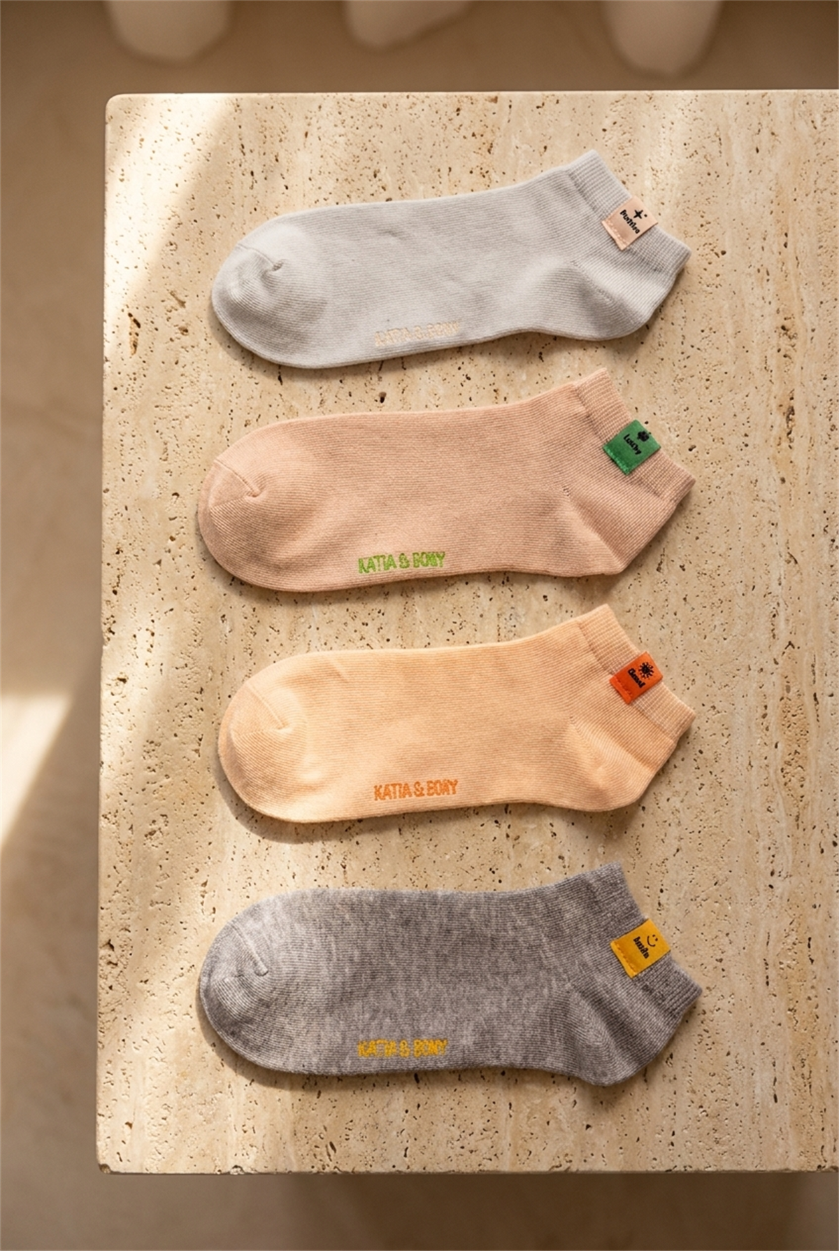 Unisex Accessory 4-Piece Step Socks
