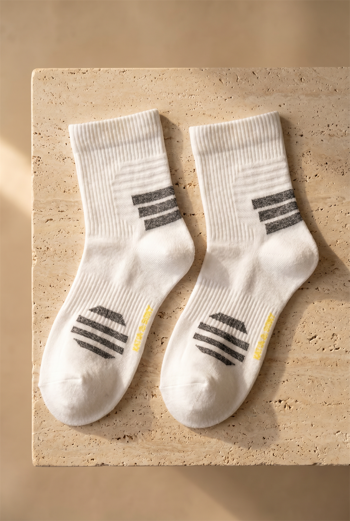 Unisex Çizgi Desenli Padel Soket Çorap