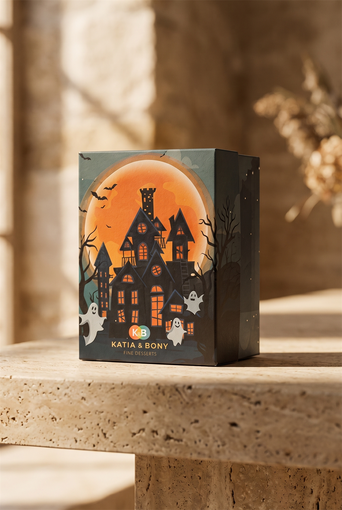 Unisex Halloween Desenli 3lü Kutulu Soket Çorap 