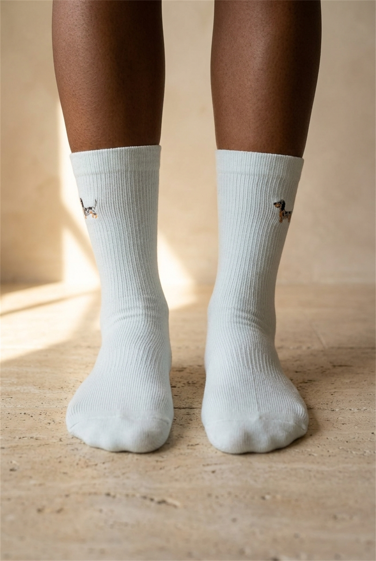 K\U0026B Embroıdered Unısex Socks Socks Blue