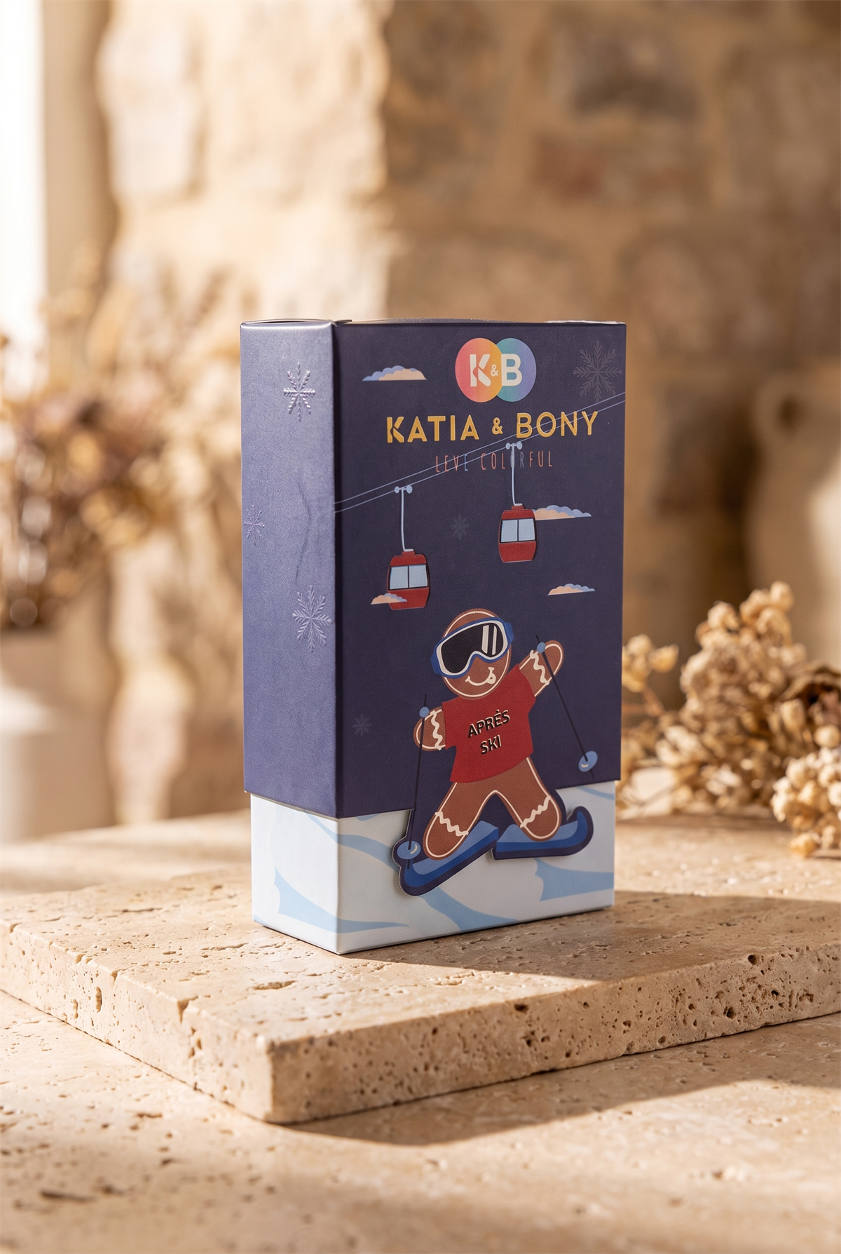 Unisex Snowboard Kutulu 2li Soket Çorap