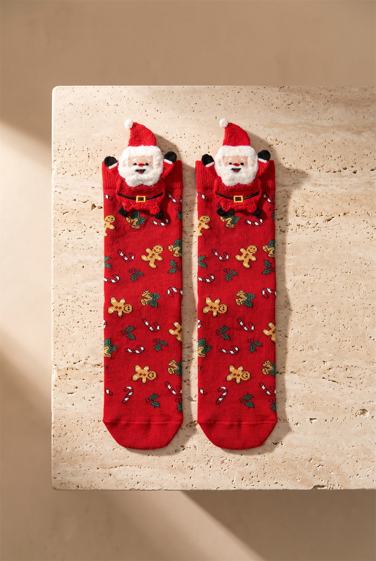 Boxed Chrıstmas Unısex Socks Wıth Accessorıes Multıcolored