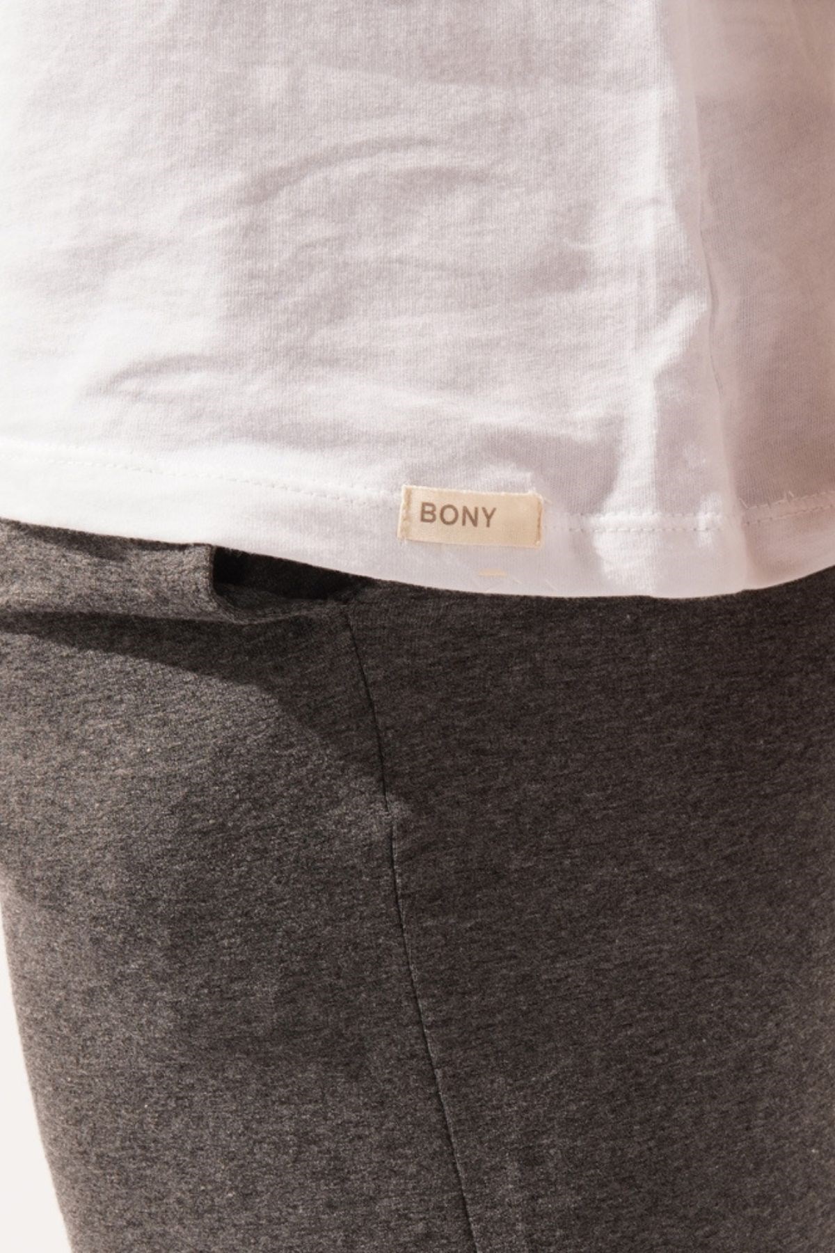 V Neck Basic Mens Tank Top White