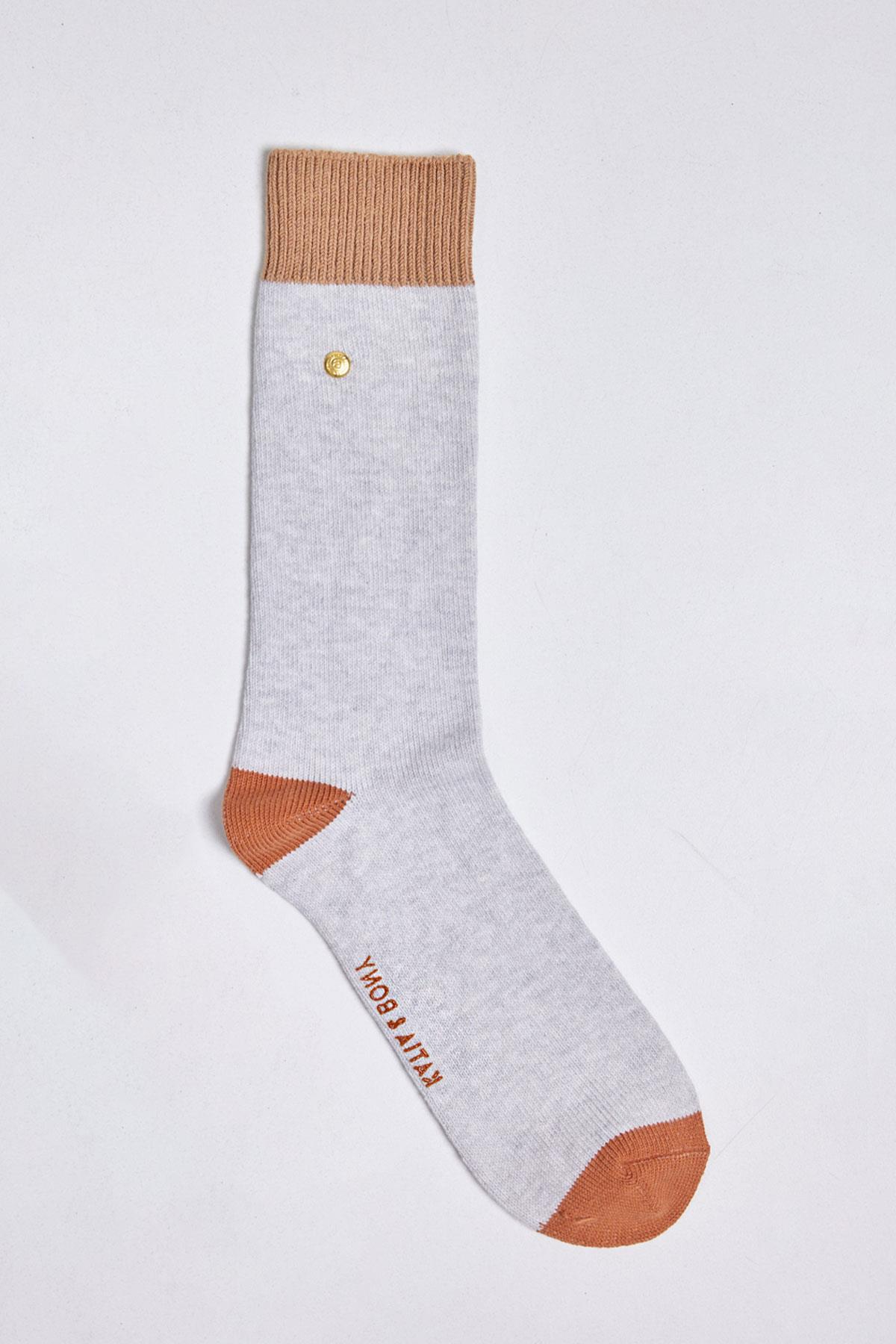 Erkek Zımbalı Yün Soket Çorap