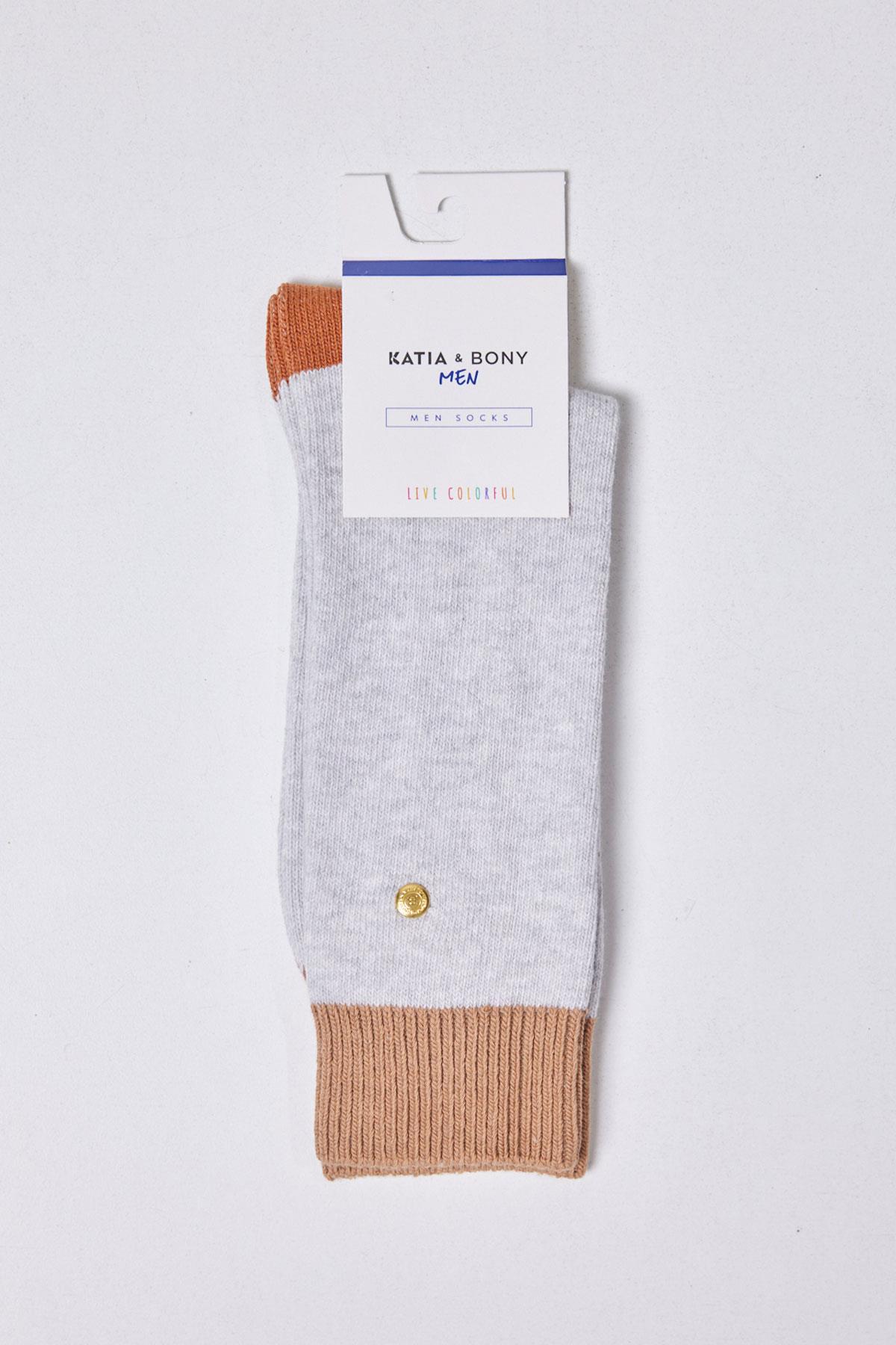 Erkek Zımbalı Yün Soket Çorap