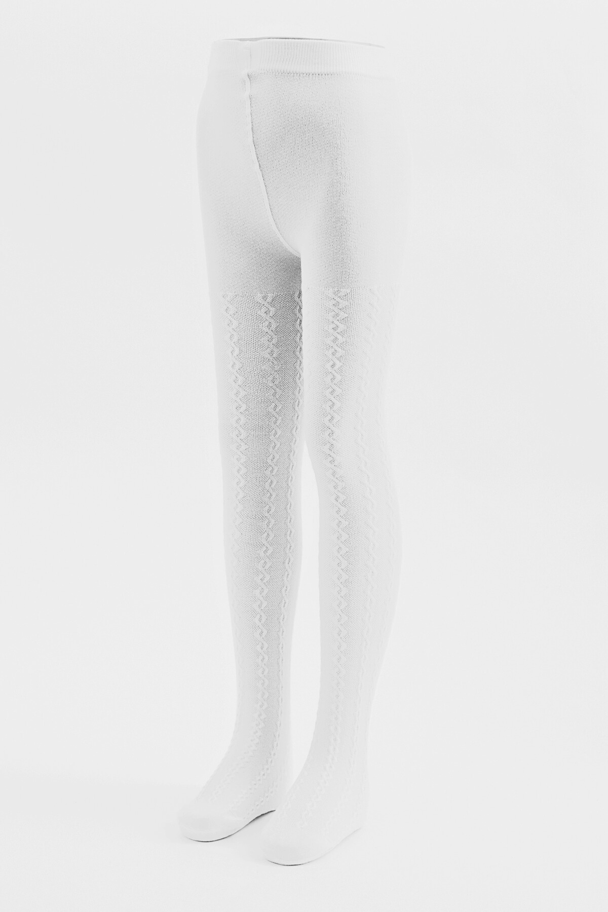 Chain Detail Tights White