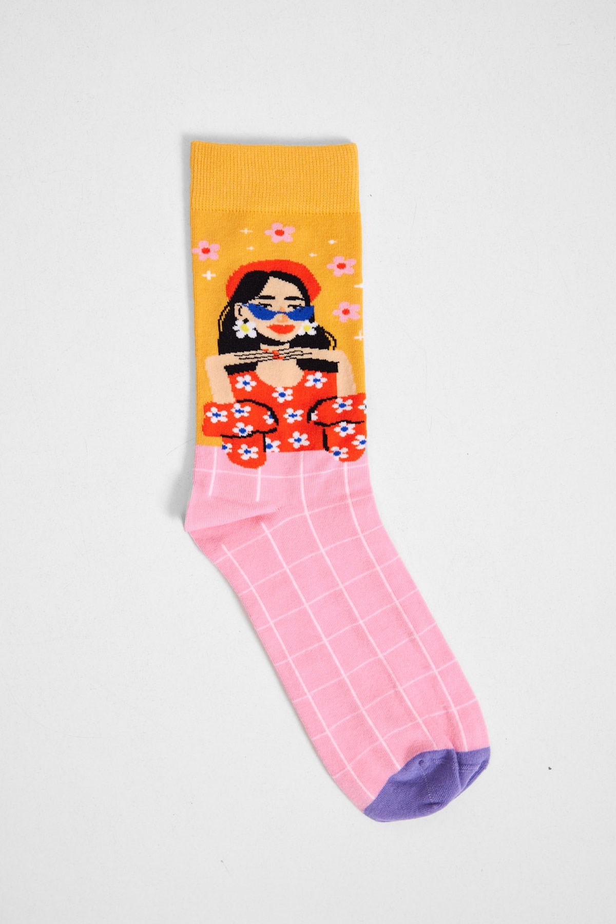 Katia and Bony Brunette Art Soket Çorap Desenli. 1