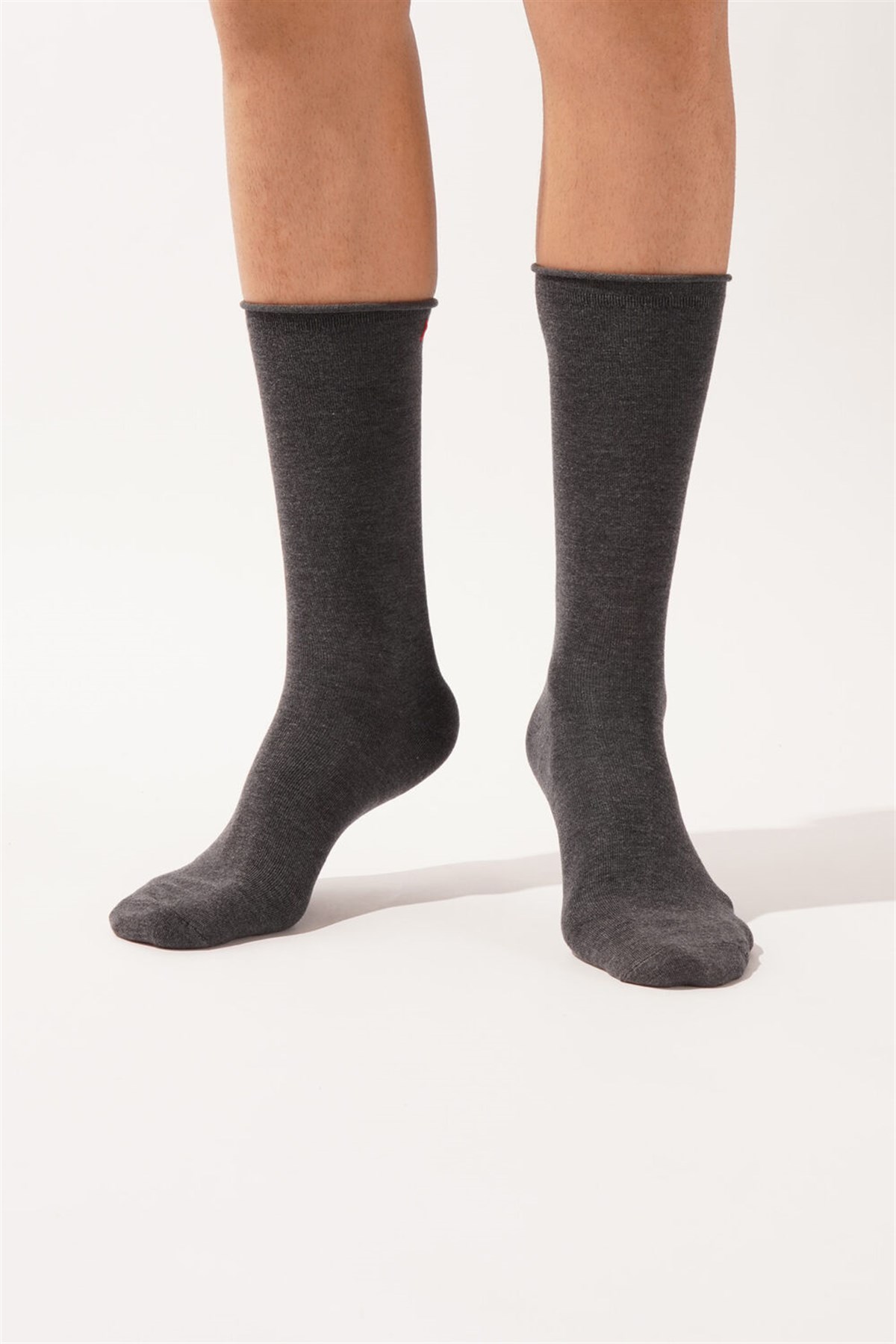 Harold Bambu Lastiksiz Erkek Soket Çorap-Antrasit