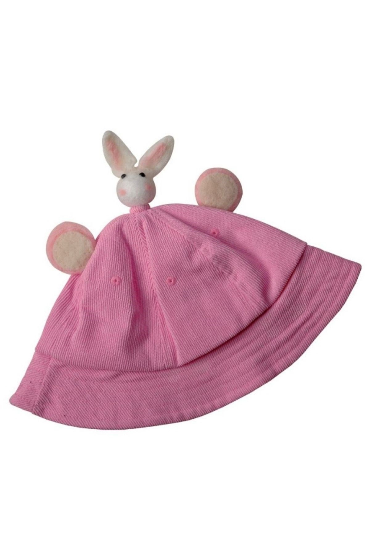 Hello Rabbit Çocuk Şapka-Pembe