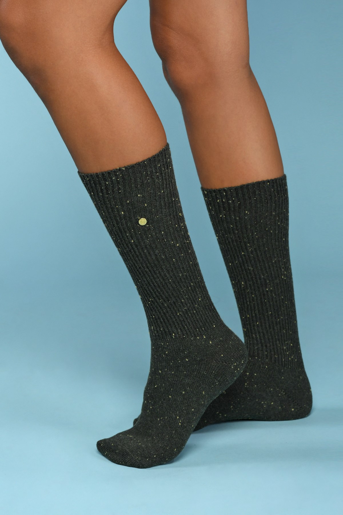 Hot Winter Yün Kadın Soket Çorap OLIVE