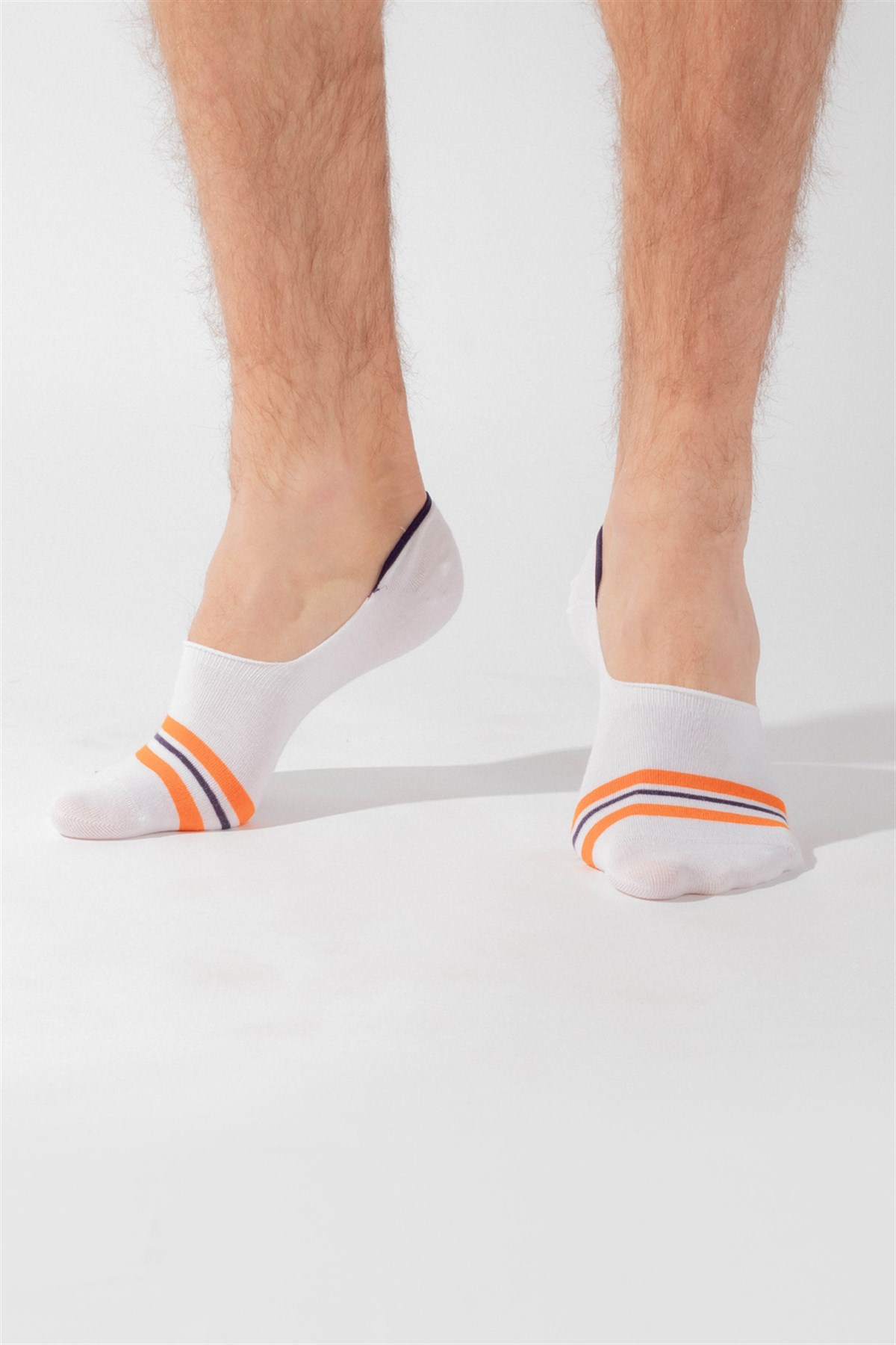 Modern Marine Erkek Görünmez Çorap Beyaz