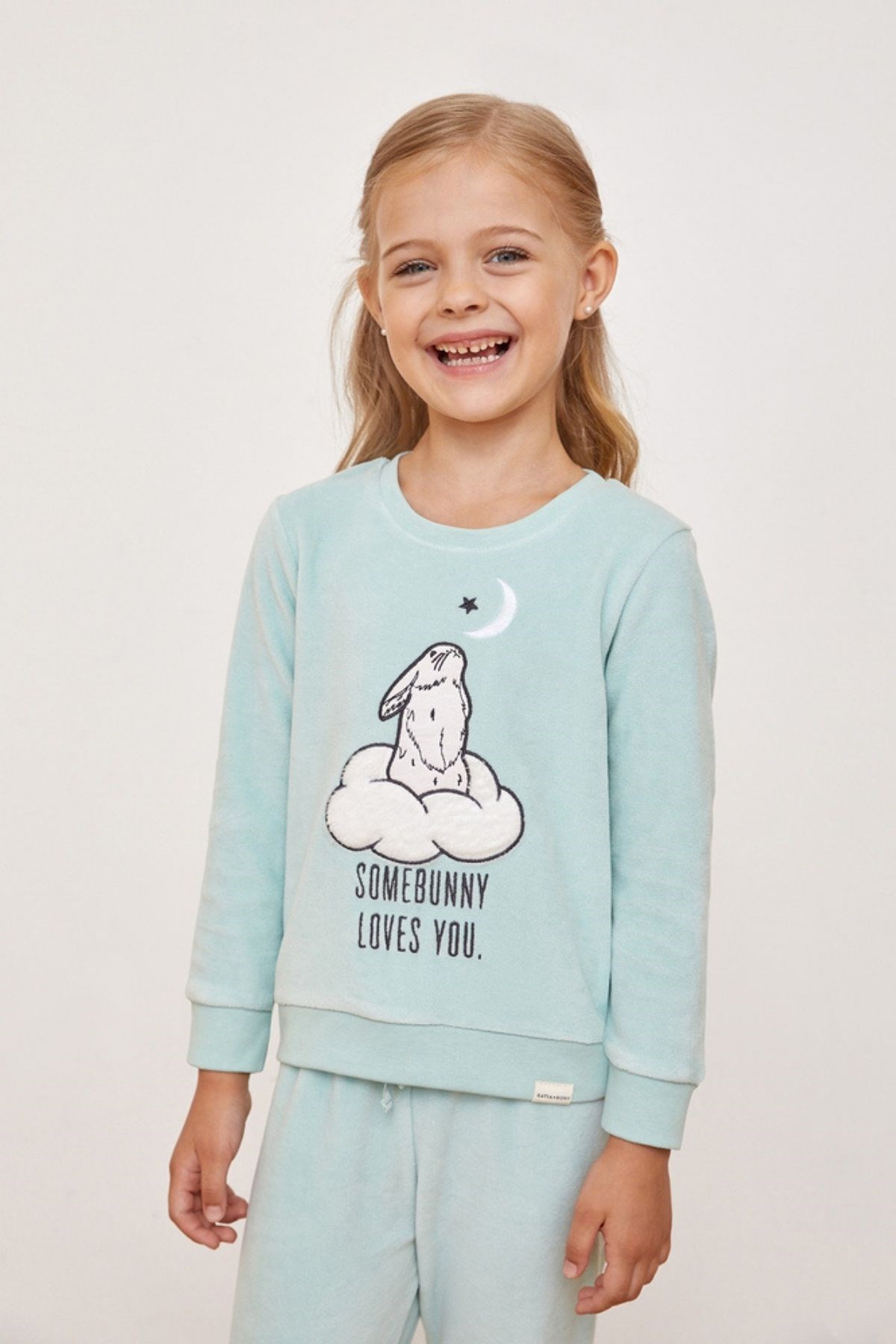 Pastel Neutrals Kız Çocuk Pijama Takımı-