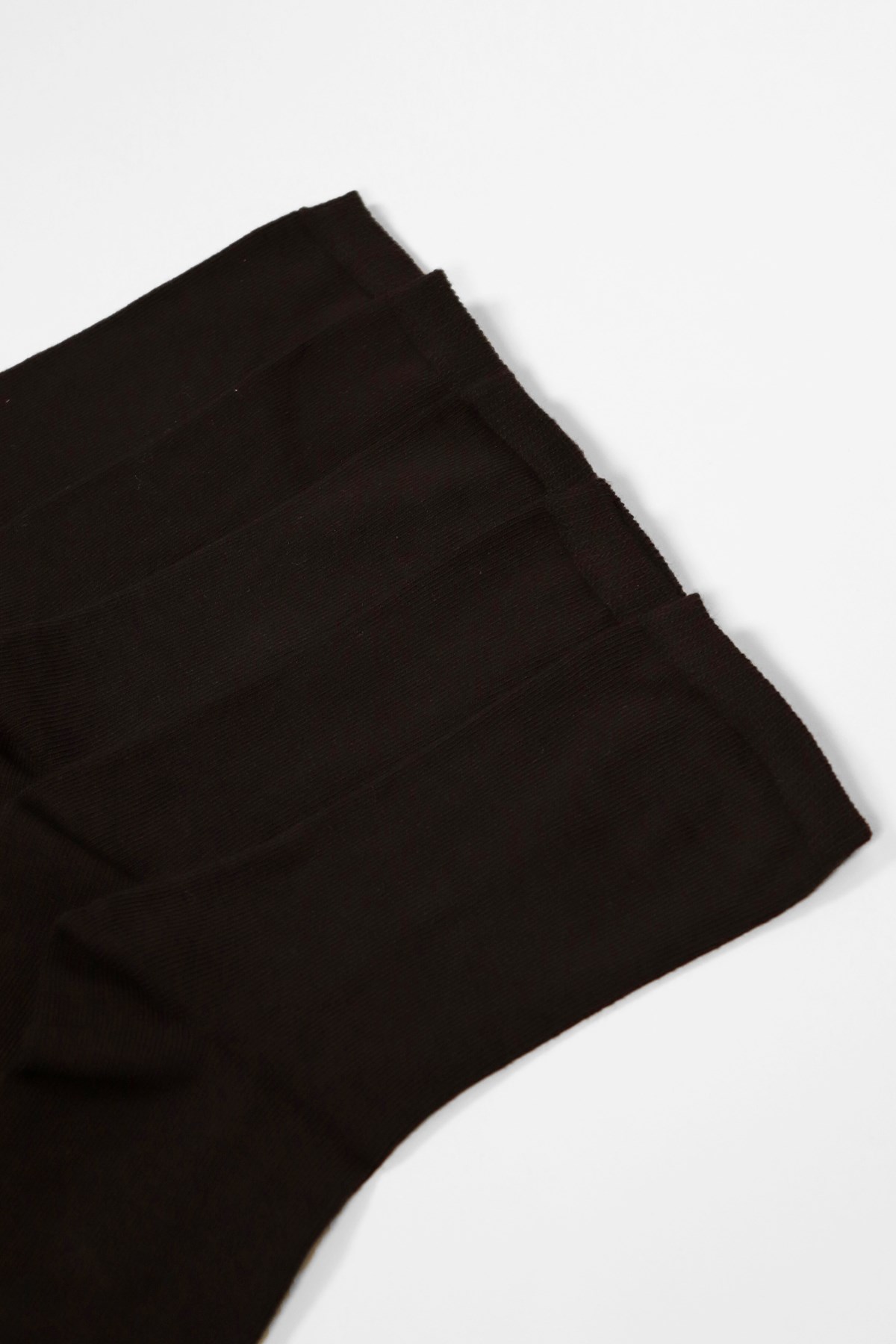5'Li Paket Unisex Soket Çorap Siyah