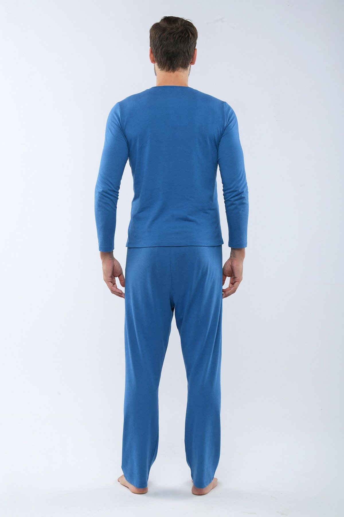 Blue Space Erkek Pijama Takımı MAVİ
