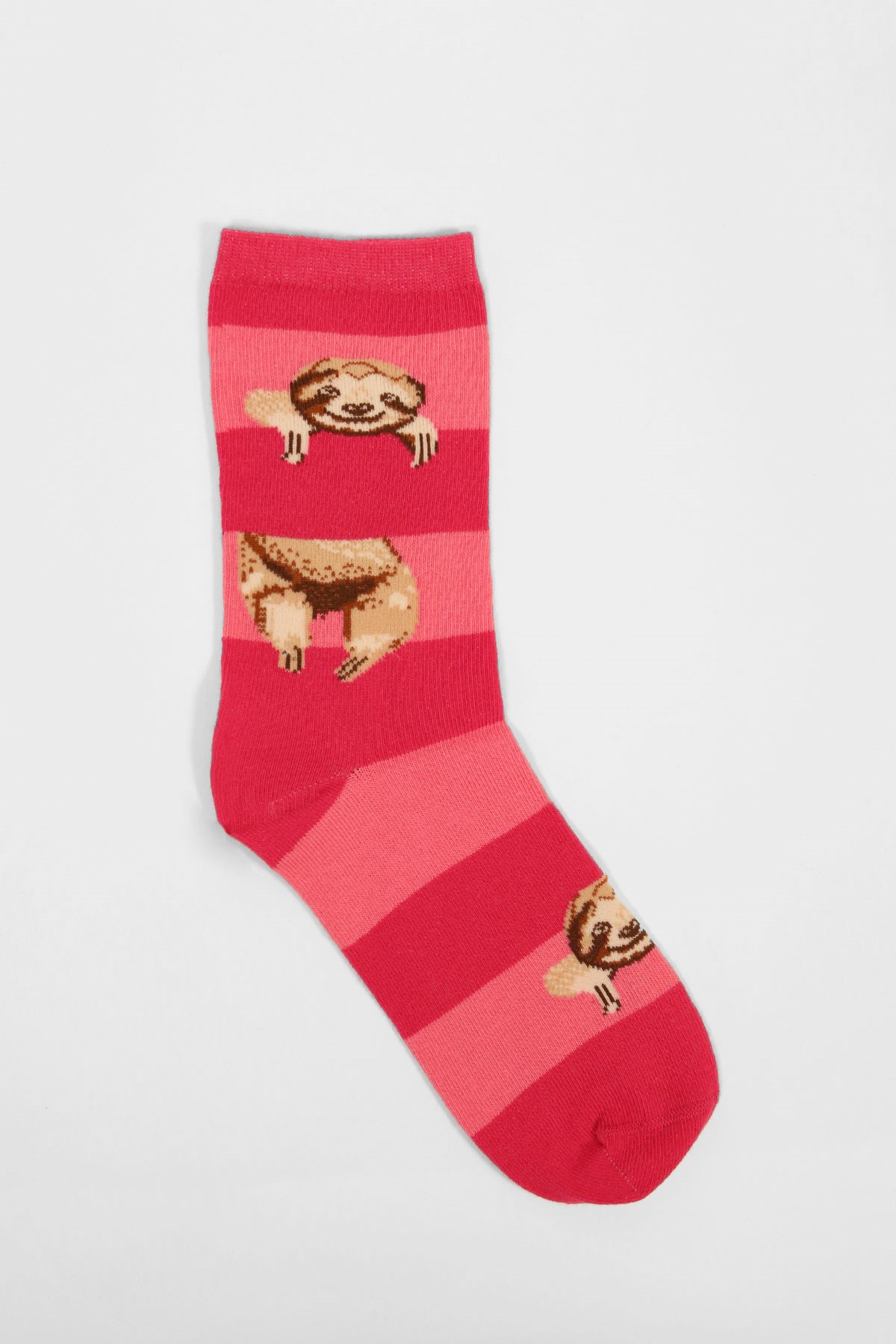 Lazy Animal Kadın Soket Çorap Pembe