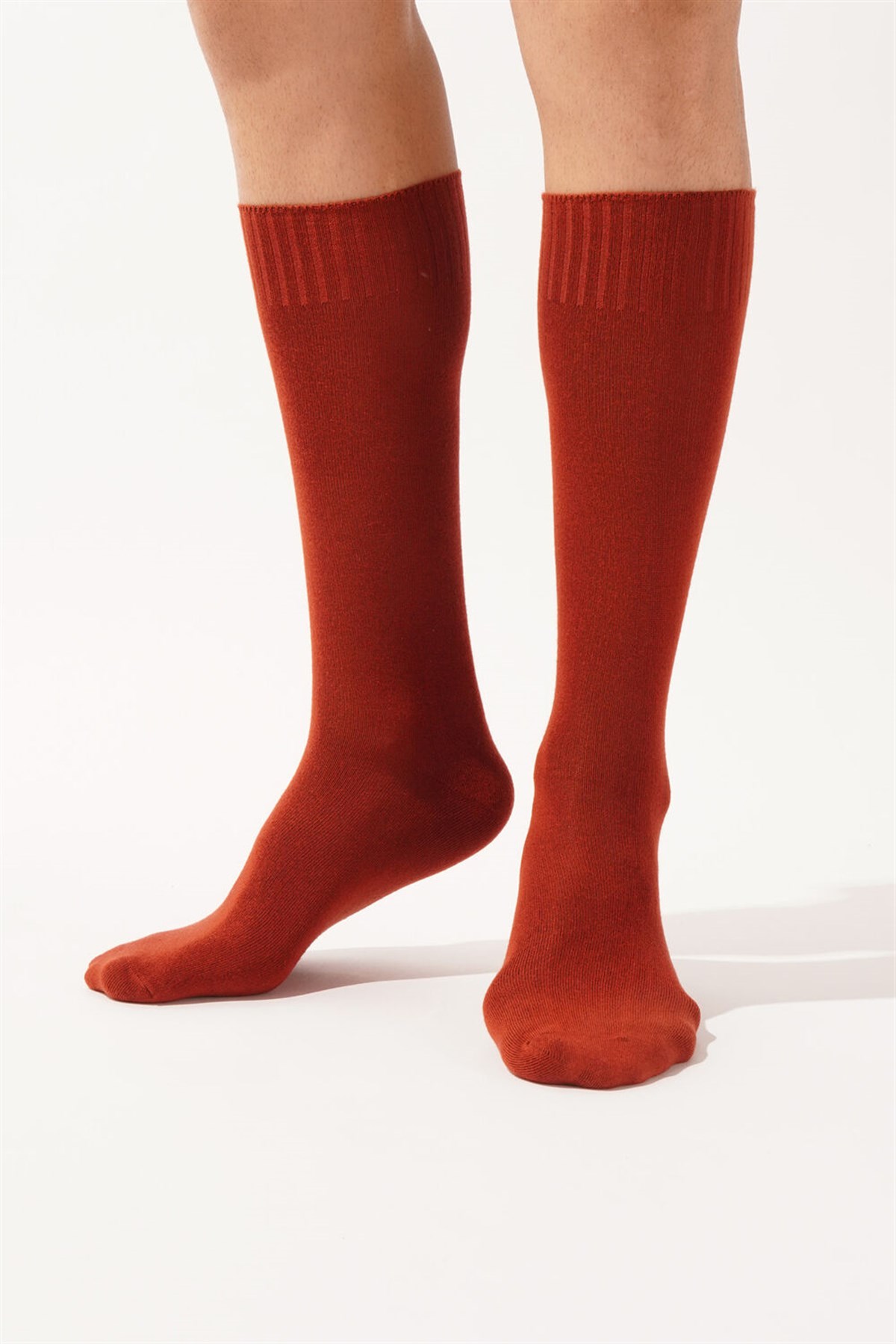 Melissa Erkek Basic Soket Çorap-MARSALA