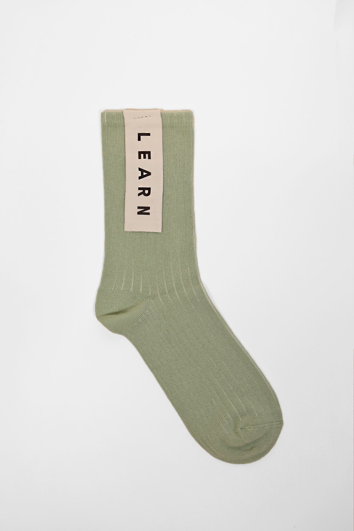 Motto Kadın Soket Çorap Yeşil