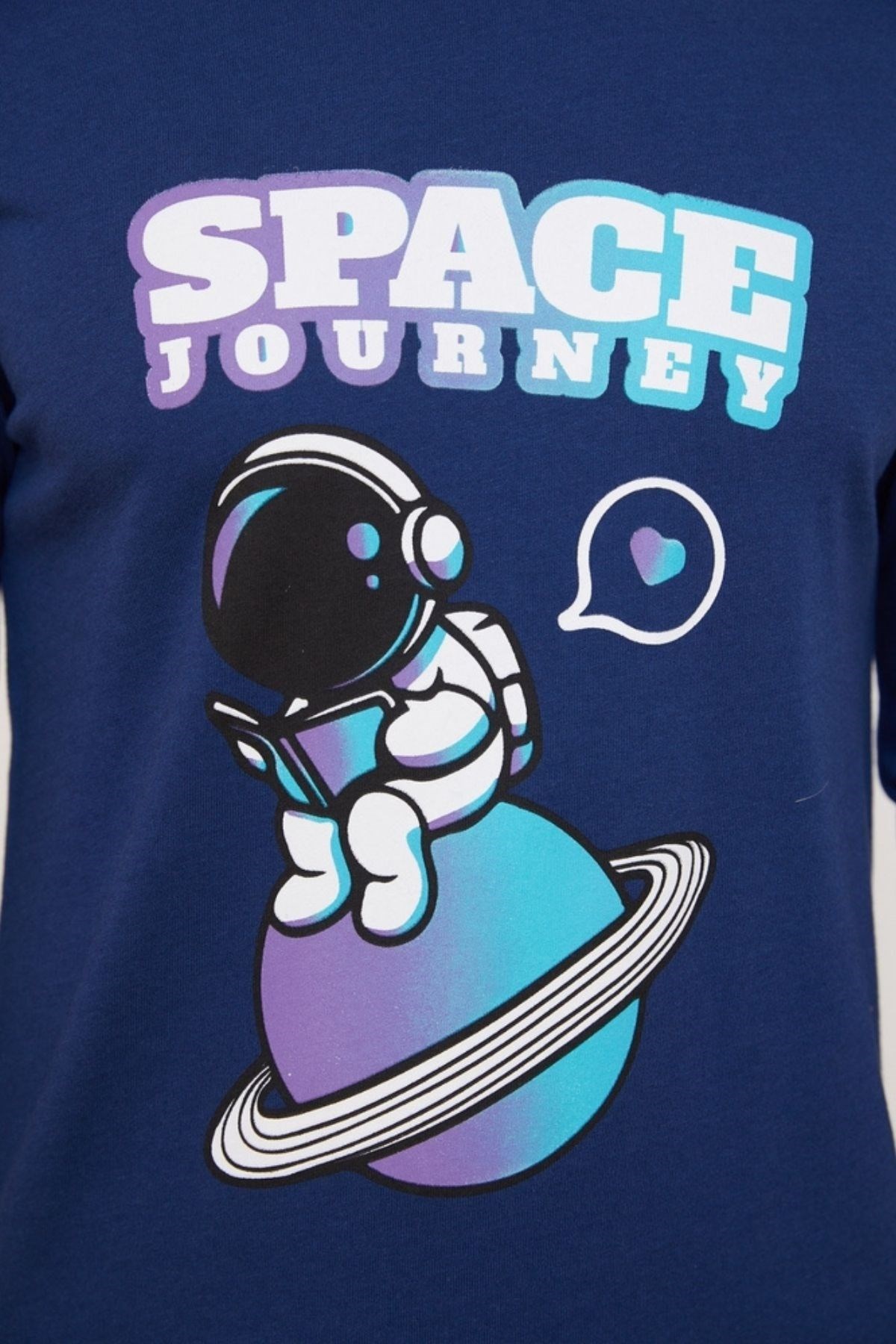 Space Erkek Pijama Takımı-Lacivert