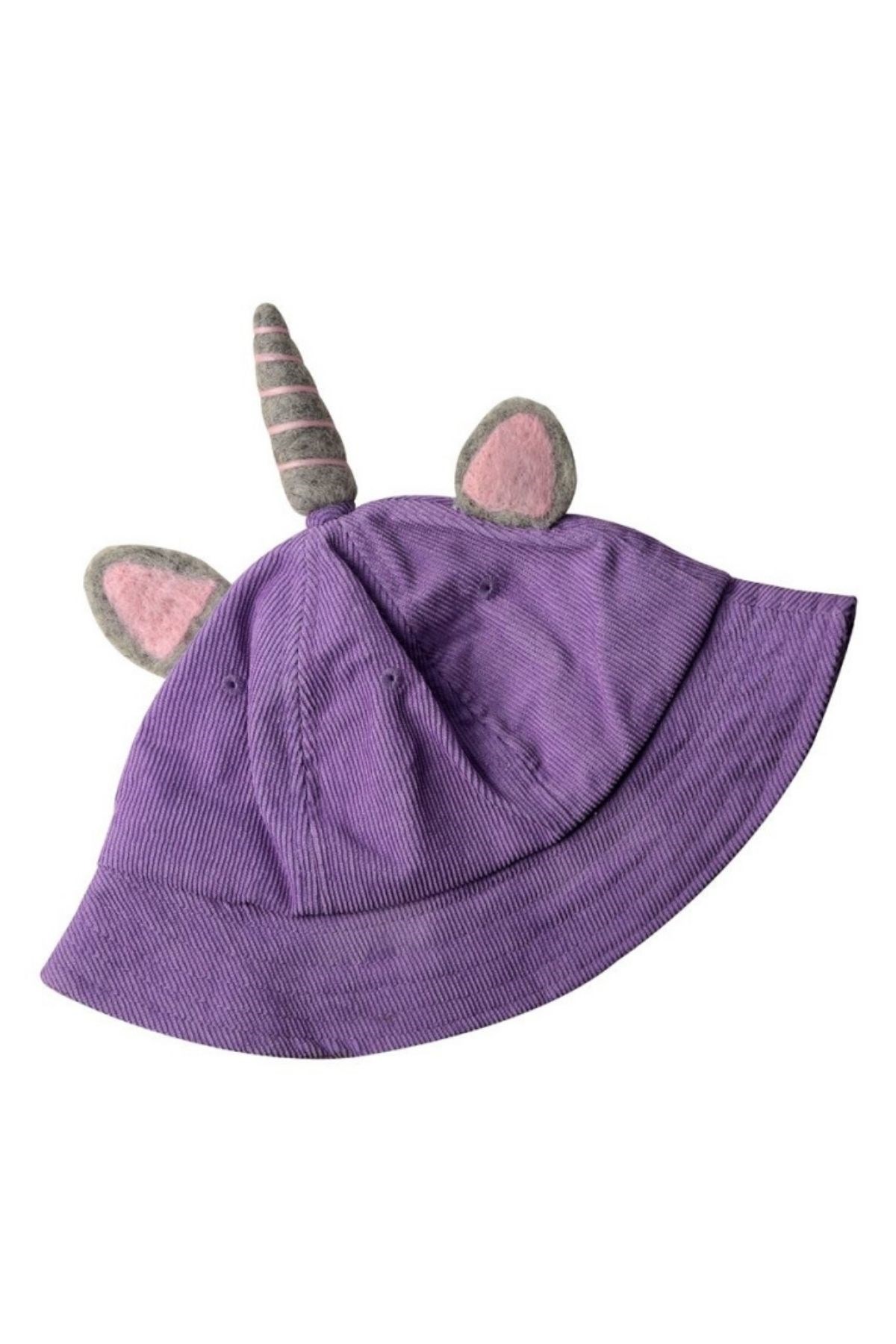 Unicorn Çocuk Şapka-PURPLE