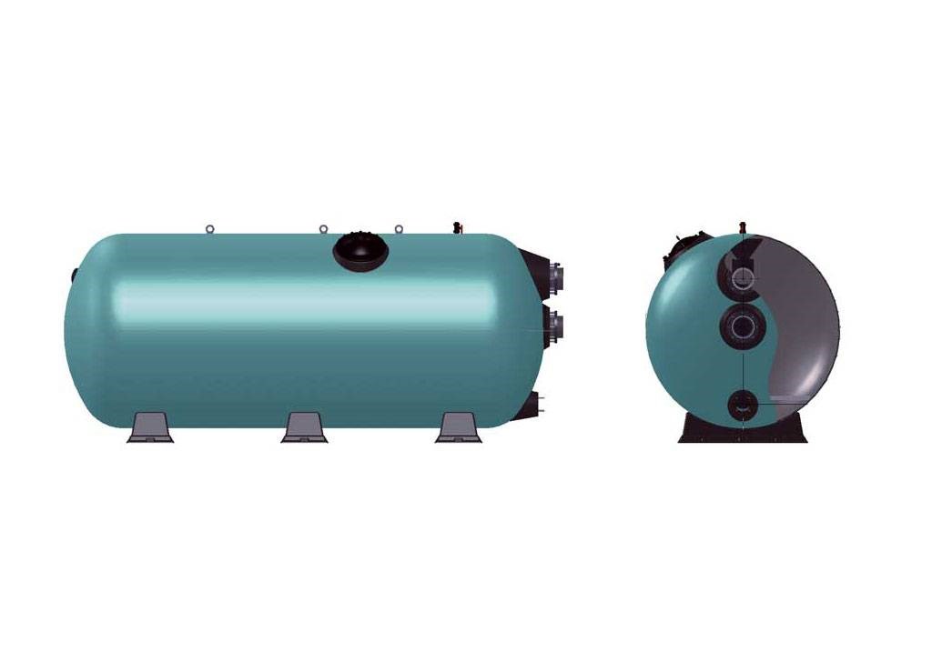 Gemaş “Turbidron” Bobi̇n Sargili Kum Fi̇ltresi̇ Ø 1200 mm - 34 m³/h