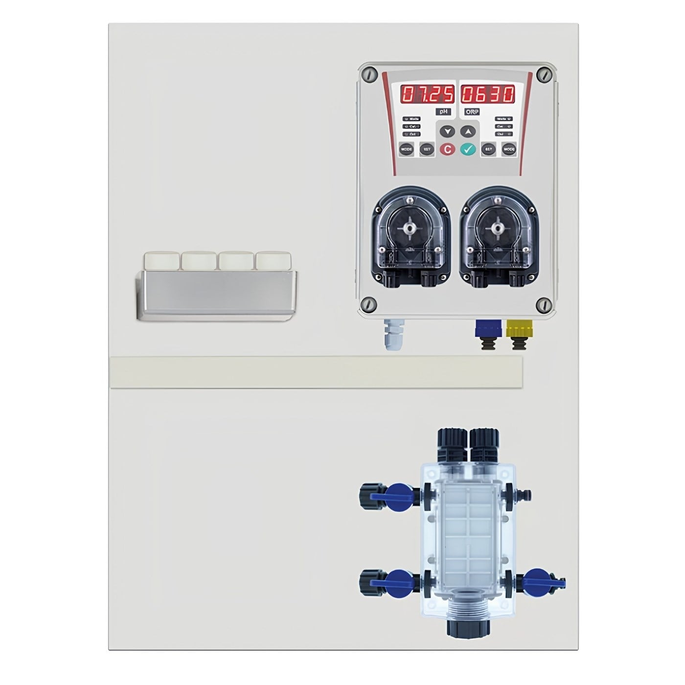 SİSTEM AQUATIC 2.8L/3B – Peristaltik Pompalı Havuz Kontrol Sistemi