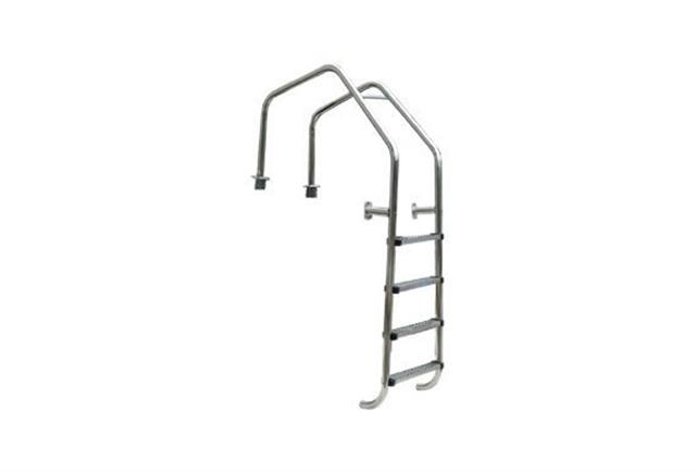 Açık Tip Flanş Bağlantılı Paslanmaz Çelik 3 Basamaklı Merdiven (AISI 304)