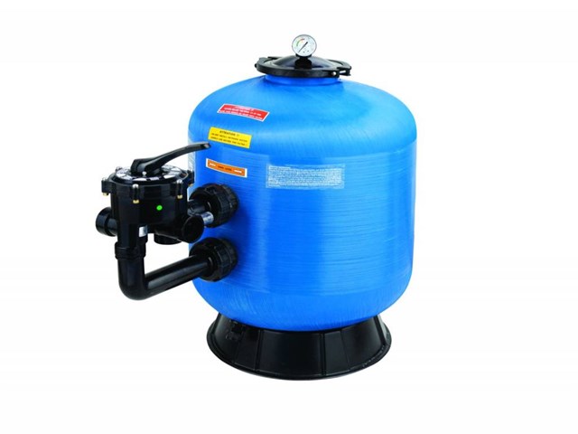 Gemaş “Turbidron-Cl” Yandan Vanali - Kelepçeli̇ Havuz Kum Fi̇ltresi̇ Ø400 mm