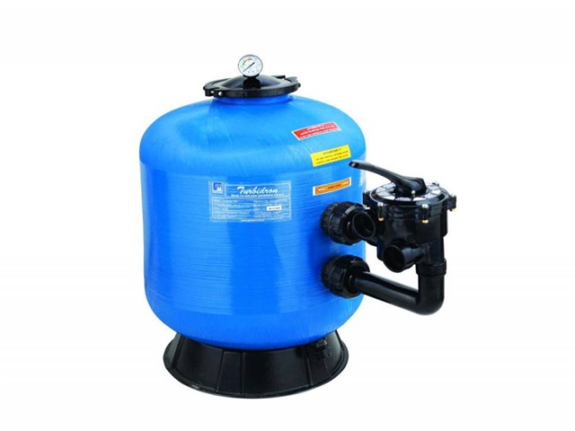 Gemaş “Turbidron-Cl” Yandan Vanali - Kelepçeli̇ Havuz Kum Fi̇ltresi̇ Ø400 mm