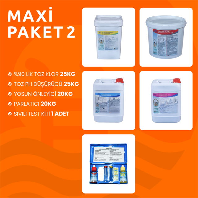 Havuz Bakım Seti Maxi Paket 2