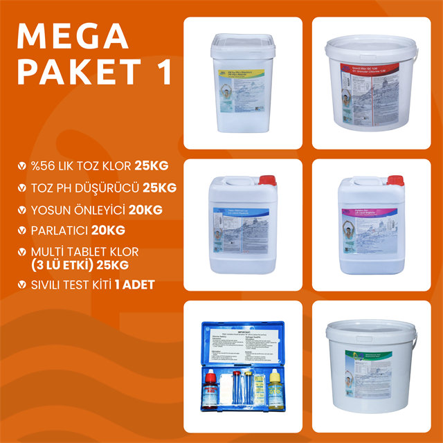 Havuz Bakım Seti Mega Paket 1