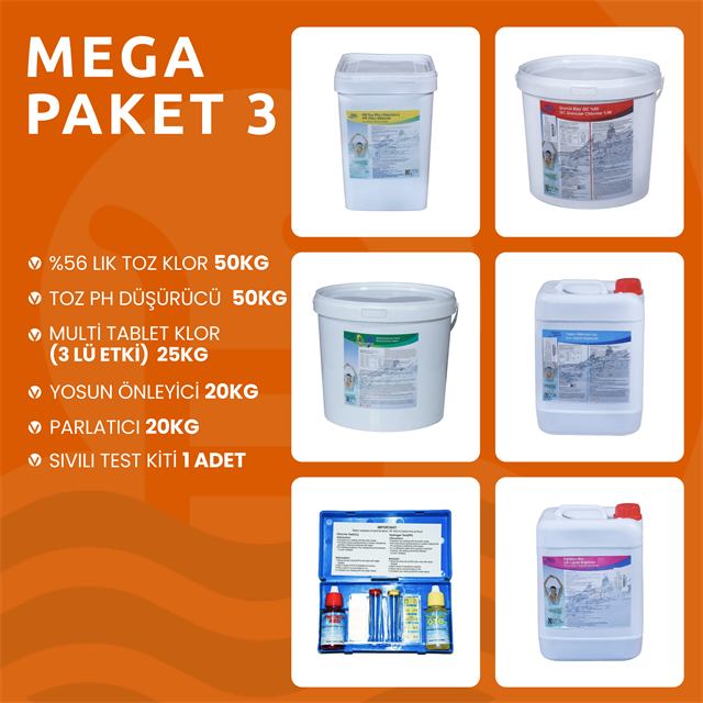 Havuz Bakım Seti Mega Paket 3